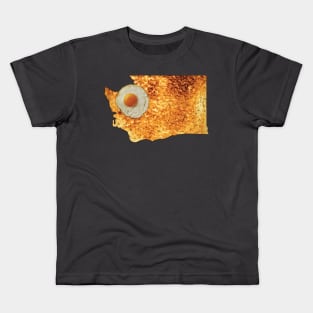 Washington Toast and Egg Brunch Seattle Kids T-Shirt